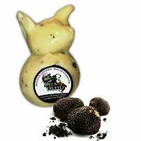 Mozzarella seca con trufa negra